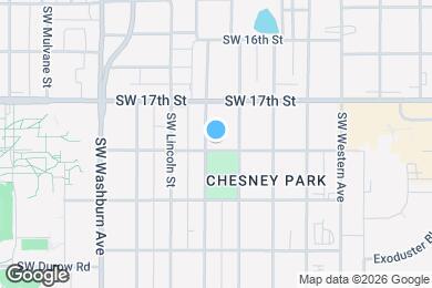 Map image of the property - 1116 SW 18th St