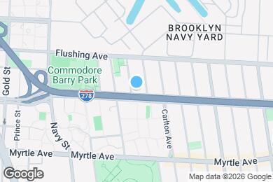 Map image of the property - 2 Bed in Fort Greene with Roof Deck & Laundry!