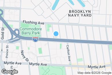 Map image of the property - New 2 BEd in Fort Greene with Roof Deck & Laundry!