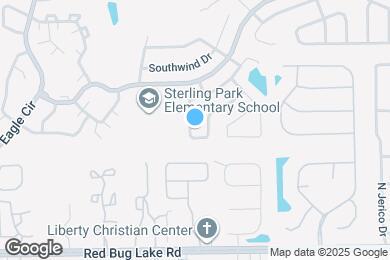 Map image of the property - 1345 Bridlebrook Dr