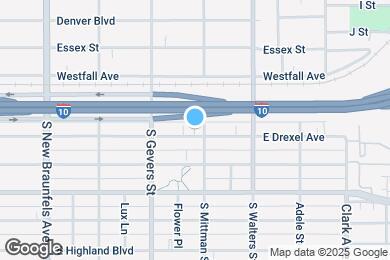 Map image of the property - 945 E Drexel Ave