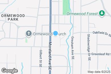 Map image of the property - 854 Moreland Ave SE