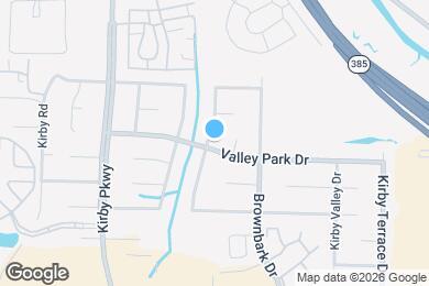 Map image of the property - 6702 Valley Park Dr