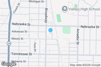 Map image of the property - 627 Pierce St