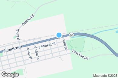 Map image of the property - 1314 E Centre St