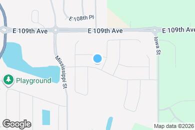 Map image of the property - 1892 E 110th Ln