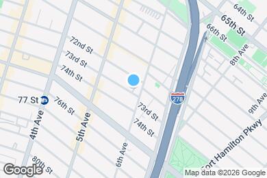 Map image of the property - 575 73rd St