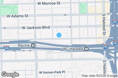 Map image of the property - 1047 W Van Buren St
