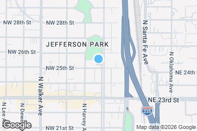 Map image of the property - 2601 N Robinson Ave