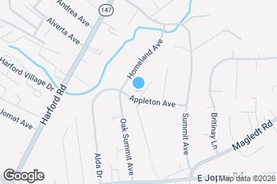 Map image of the property - 9702 Oakdale Ave