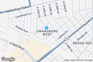 Map image of the property - 206 E 37th St