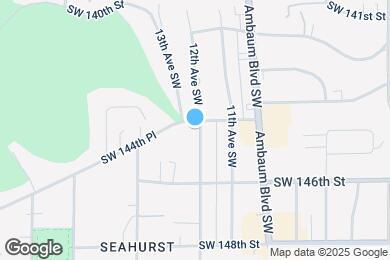 Map image of the property - 1203 SW 144th St