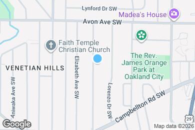 Map image of the property - 1310 Kenilworth Dr SW