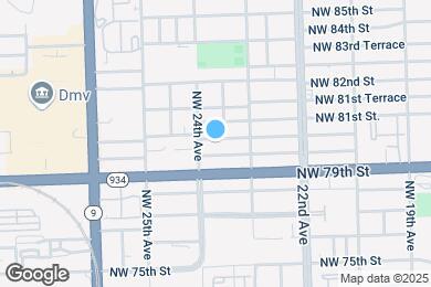 Map image of the property - 2370 NW 80th St
