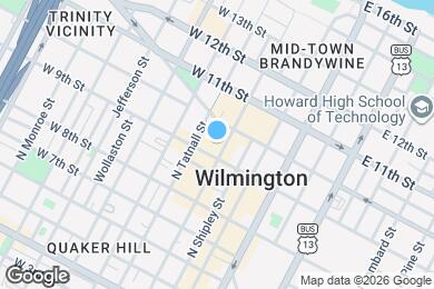 Map image of the property - 905 N Orange St