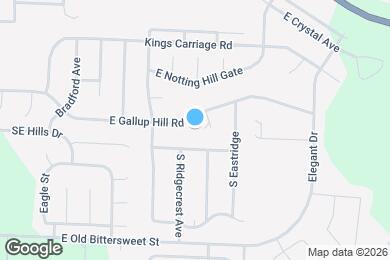 Map image of the property - 732 E Gallup Hill Rd