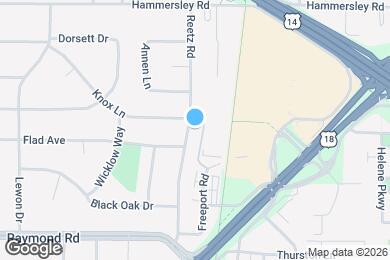 Map image of the property - 1607 Reetz Rd