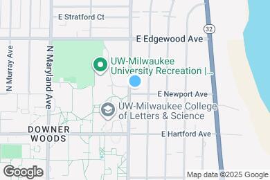 Map image of the property - 2608 E Newport Ave