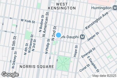 Map image of the property - 185 W Dauphin St
