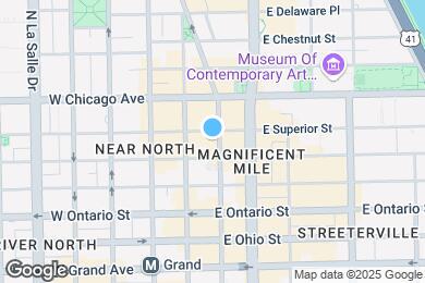 Map image of the property - 712 N Rush St