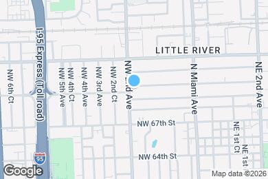 Map image of the property - 190 NW 69th St