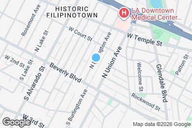 Map image of the property - 216 N Burlington Ave