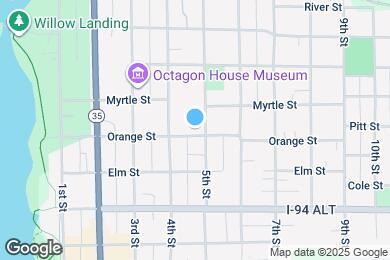 Map image of the property - 423 Orange St