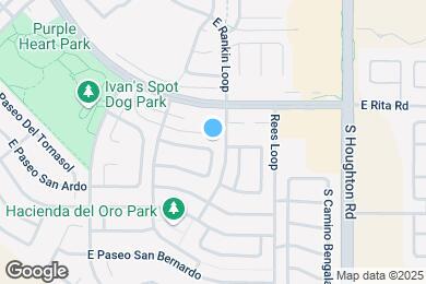 Map image of the property - 10057 E Vía Del Pasto