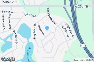 Map image of the property - Ready to Move in!! Must See! Lake Mary Com...
