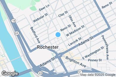 Map image of the property - 233 W Madison St