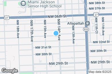 Map image of the property - 1420 NW 33rd St