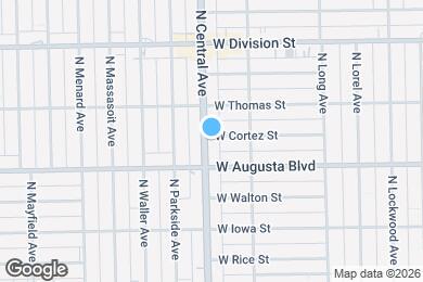 Map image of the property - 1023 N Central Ave