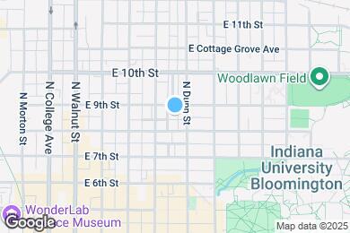Map image of the property - 411 N Dunn St