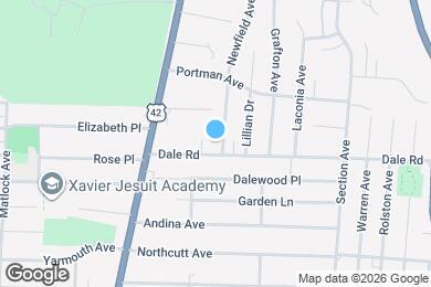 Map image of the property - 5009 Newfield Ave