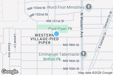 Map image of the property - 1232 NW 99th St