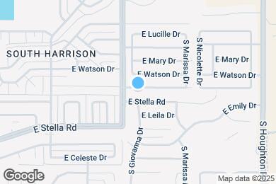 Map image of the property - 9940 E Gray Hawk Dr