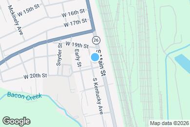 Map image of the property - 1915 S Kentucky Ave