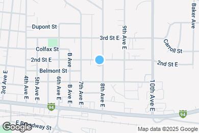 Map image of the property - 145 8th Ave E
