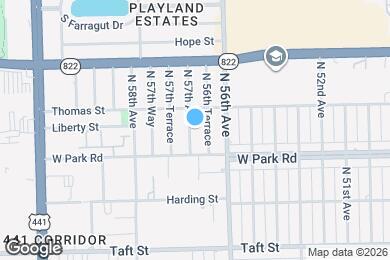 Map image of the property - 2201 N 57th Ave