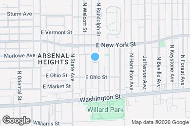 Map image of the property - 230 N Randolph St