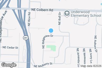 Map image of the property - 1732 NE Ridgeview Dr
