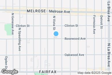 Map image of the property - 502 N Vista St