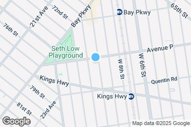 Map image of the property - 1612 10th Ave