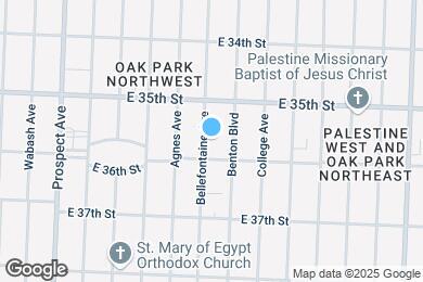 Map image of the property - 3539 Bellefontaine Ave
