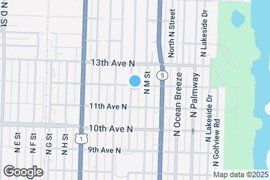 Map image of the property - 1128 N L St