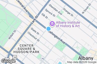 Map image of the property - 142 Washington Ave