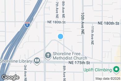 Map image of the property - 17807 8th Ave NE