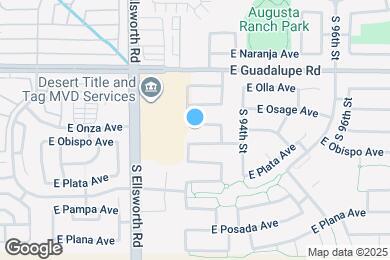 Map image of the property - 9311 E Onza Ave