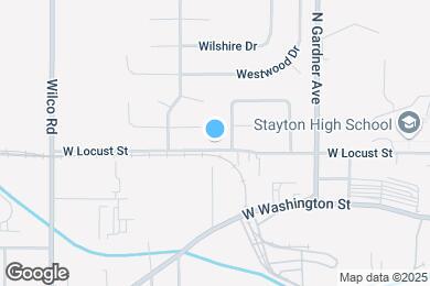 Map image of the property - 1401 W Locust St