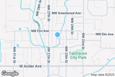 Map image of the property - 451 NW 25th St